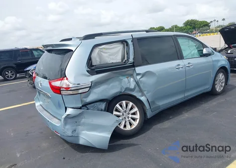 2015 Toyota Sienna Limited Premium 7 Passenger из США, поврежденный, VIN 5TDDK3DC0FS127743